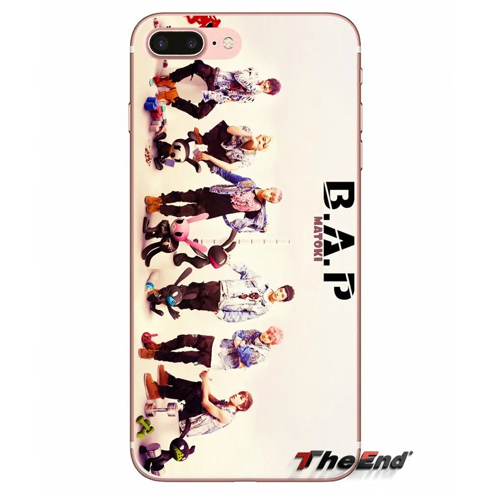 Чехол для телефона Kpop Bap B.A.P мальчиков Samsung Galaxy S2 S3 S4 S5 MINI S6 S7 edge S8 S9 Plus Note 2 3 4 5