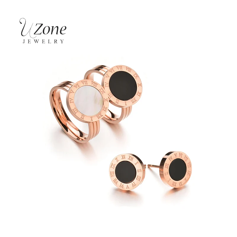 Женский комплект свадебных украшений кольцо средней длины с римскими цифрами 361L