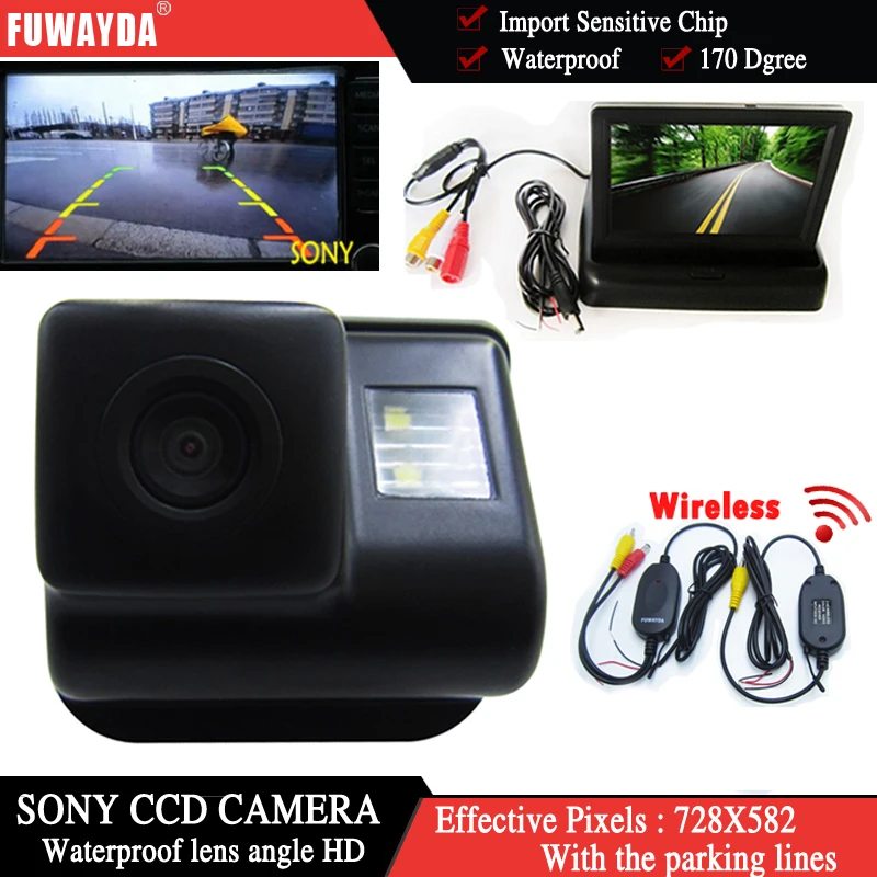 FUWAYDA беспроводной цвет для SONY CCD чип Автомобильная камера заднего вида Mazda 6 3 CX 7 9 + 4