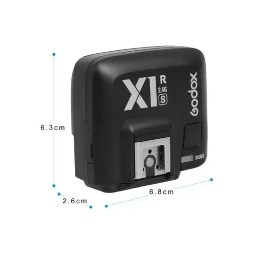 GODOX X1R S TTL 2 4G 1/8000s HSS беспроводной флэш приемник для Sony A58 A7RII A7II A99 A7R A6300 X1T Xpro триггер