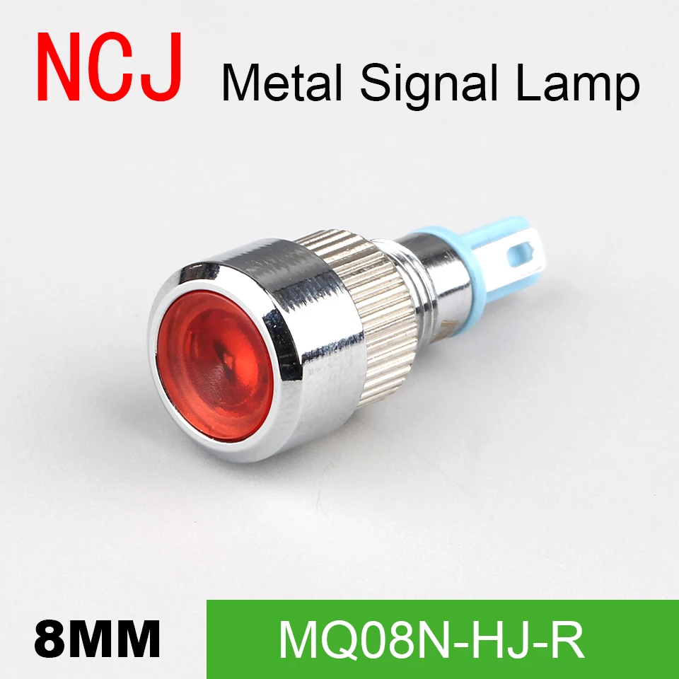 NCJ 8мм Индикатор светодиодный LED индикатор Сигнальная лампа Контрольная