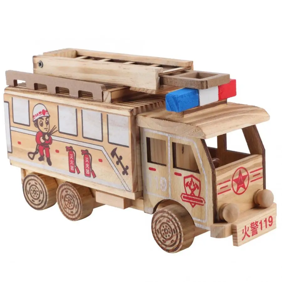 YOSOO детские деревянные инженерные транспортные средства игрушки деревянный