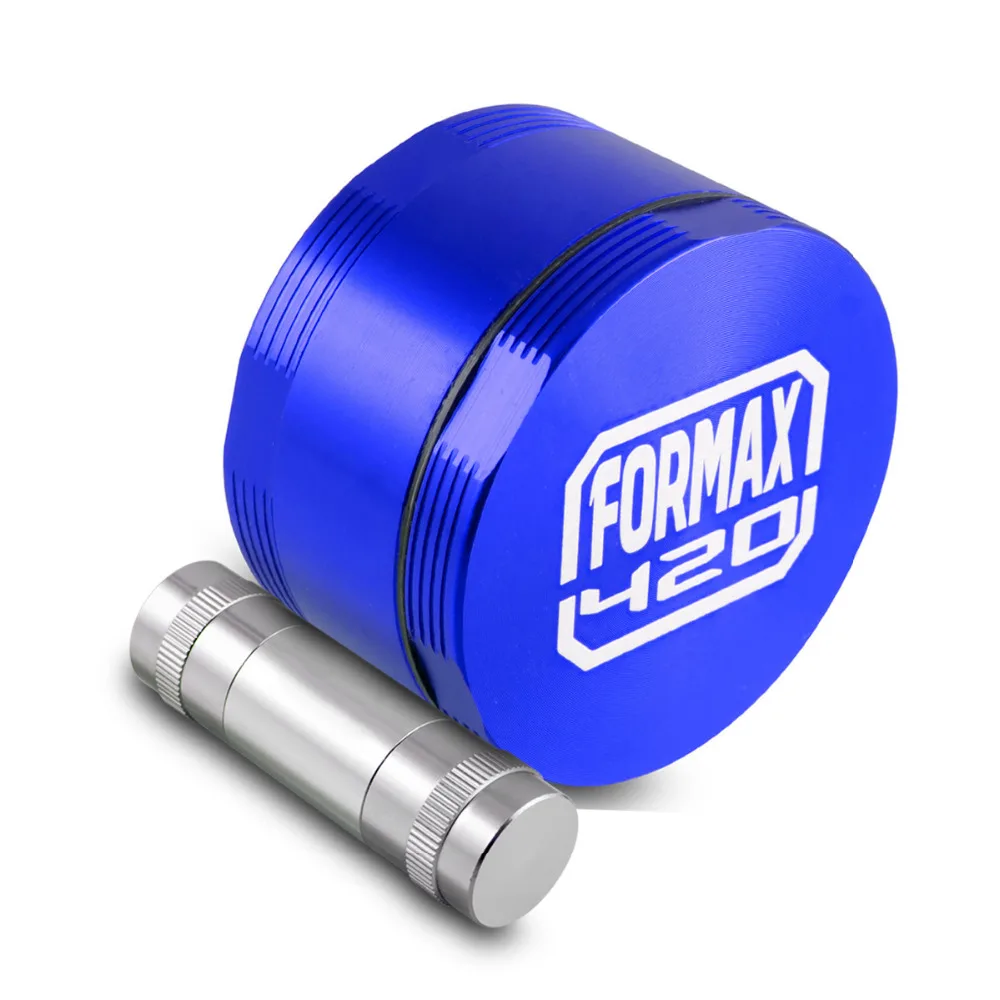 Formax420 2 5 дюйма/62 мм 4 шт. синяя алюминиевая травяная шлифовальная машина с ловцом