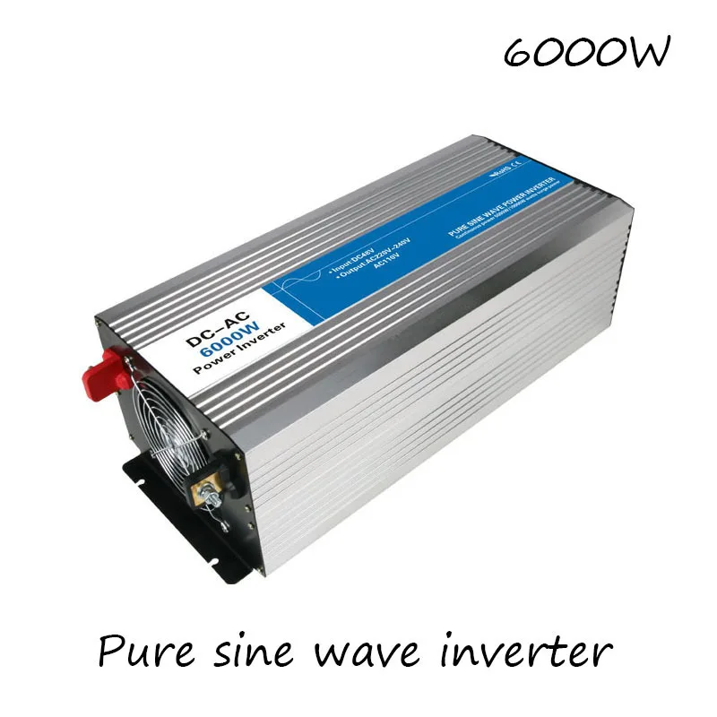 DC-AC 6000 Вт Инвертор немодулированного синусоидального сигнала от 12 В до 220