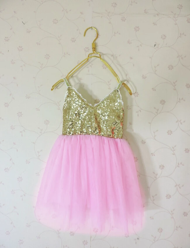 Новинка 2016 года кружевные платья-пачки с блестками для маленьких девочек Милая