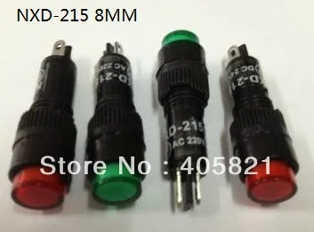 

Indicator pilot light/ indicator lamp NXD-215 8mm 6V 12V 24V 110V 220V