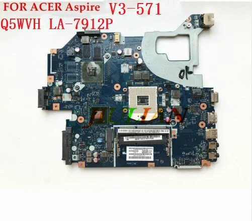 Материнская плата для ноутбука NBM6B11001 Acer E1 571 Q5WV1 V3 REV 2 0 NB.M6B11.001 HM77 GT710M Гб