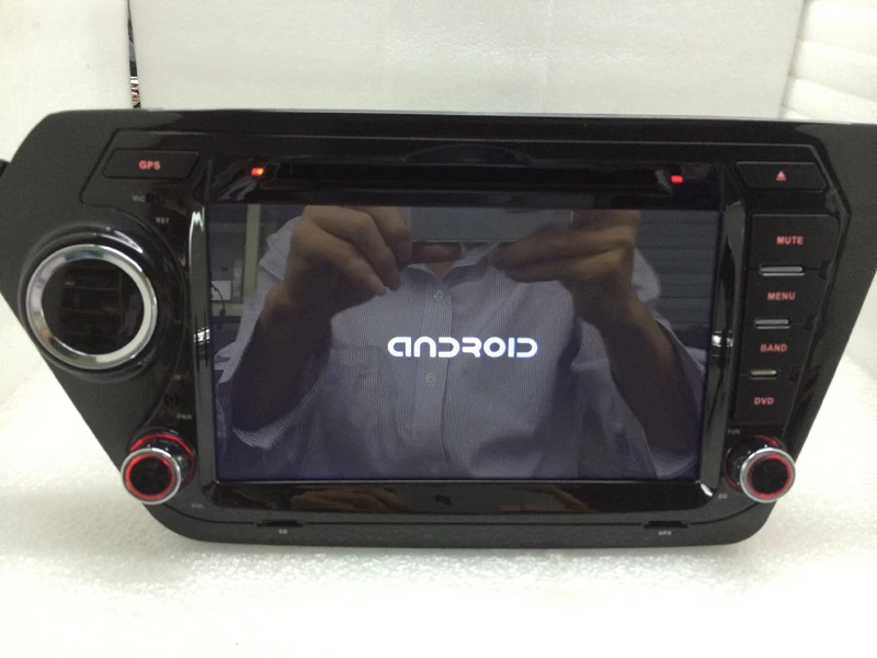 BYNCG 8&quot android 8.0 1024*600 Car DVD Player 2din car 2gb ram 3g/wifi radio gps for KIA K2 RIO 2010-2013 map Rear view camera |