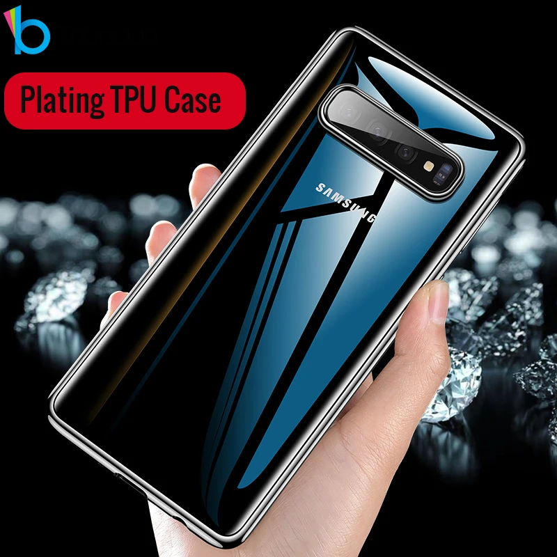 Мягкий чехол из ТПУ для Samsung Galaxy S10 S10e + Plus 10e высококачественный силиконовый