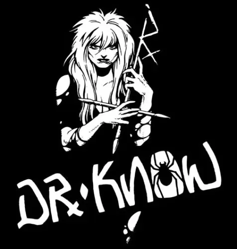 Мужская футболка с коротким рукавом Dr. Know 'girl ' круглым вырезом и короткими