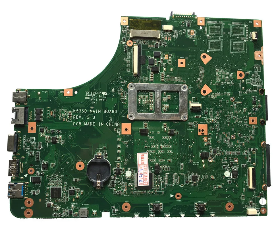 SZWXZY отлично подходит для Asus P53E K53E A53 Материнская плата ноутбука K53SD материнская REV: