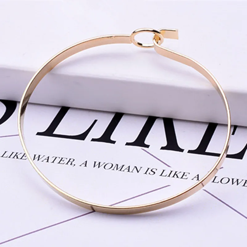 Новые Модные аксессуары ювелирные изделия простые металлические круглые