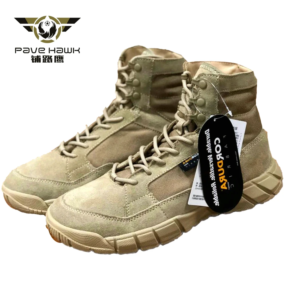 

Hot Men Outdoor Sports Camping Climbing Trekking Sneakers Ultralight Women Tactical Hunting Boots Leather Hiking Training Shoes