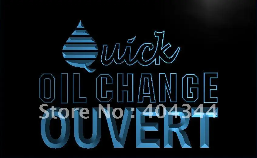 

LK161- OUVERT Quick Oil Change Display Light Sign
