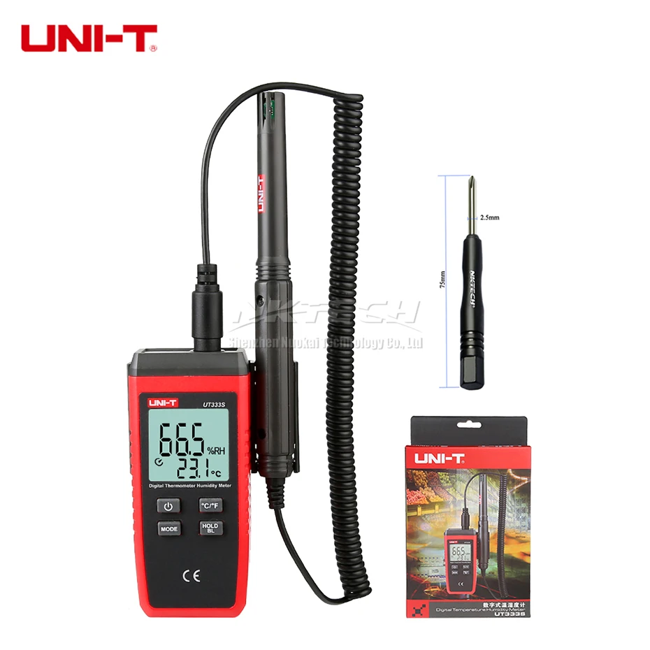 UNI-T UT333S цифровой измеритель температуры и влажности UT363S цифровой анемометр измеритель скорости ветра UT383S цифровой светильник люксметр