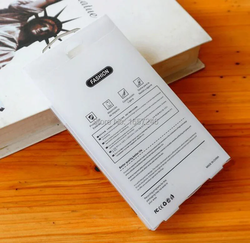 500 шт белый прозрачный ПВХ пластик Розничная упаковка коробка для 5 дюймов плюс