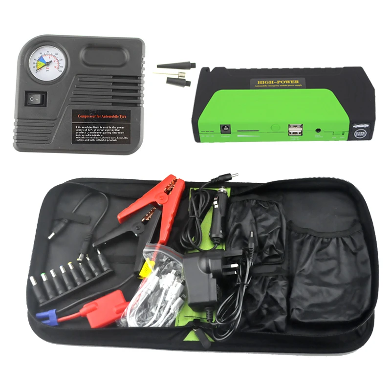 

Power bank Auto Booster Emergency battery charger booster mini 2018 new car jump starter 12V hot sale