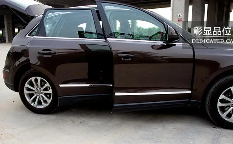 Для Audi Q5 2010 2011 2012 2013 ABS хромированный корпус боковой двери протектор молдинг