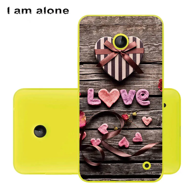 PC U17 Чехлы для телефонов I am alone для microsoft Nokia Lumia 630 4,5 дюйма, жесткий пластиковый мобильный Модный Цветной чехол для Nokia 630 - Цвет: PC U17