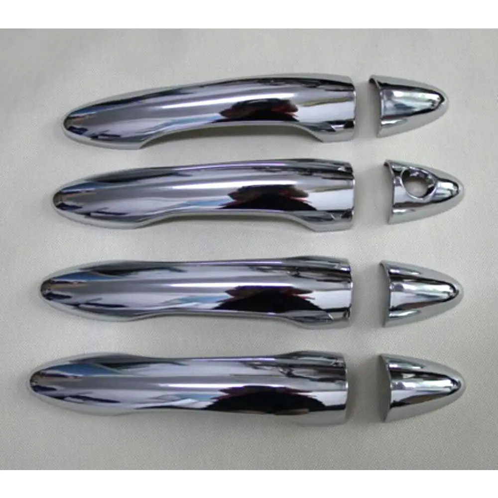 New 8pcs/set ABS Car Chrome Door Handle Catch Cover Trims Sequined Garnished Bezel For 2011-2013 Optima K5 Styling | Автомобили и