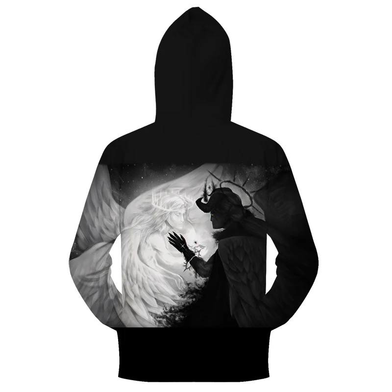 Galaxy 3D Zip Hoodies Men Zipper Hoody Wolf Sweatshirt Harajuku Tracksuit Pullover Clothes Streetwear Coat DropShip ZOOTOPBEAR | Мужская