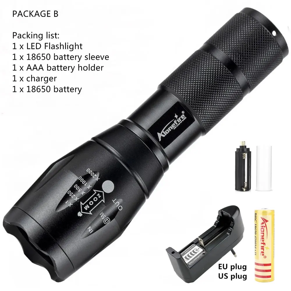 UV Flashlight B AloneFire G700 Светодиодный УФ-светильник с зумом, светильник-вспышка 395nm, фонарь, УФ-клей для отверждения, безопасная для путешествий, лампа для обнаружения руды, батарея AAA 18650 - Испускаемый цвет: UV Flashlight B