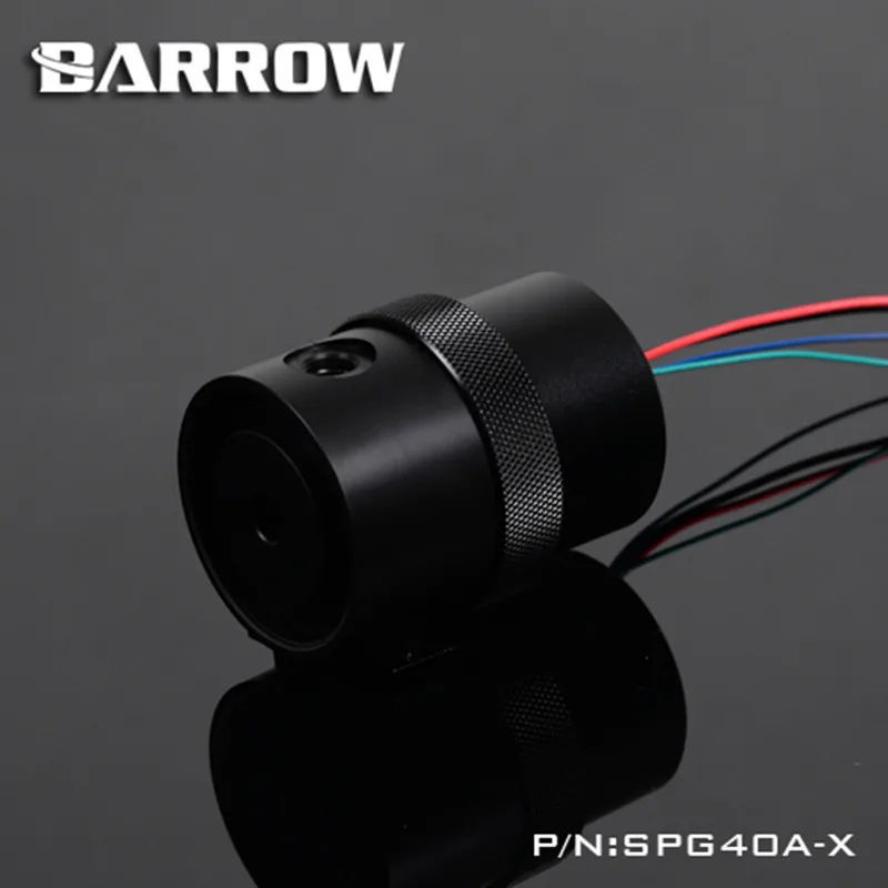 Barrow blackWhite/Transparent 18W PWM Pumps, Maximum Flow 1260L/H, Compatible with D5 Series Pump Cores and Components SPG40A-X enlarge