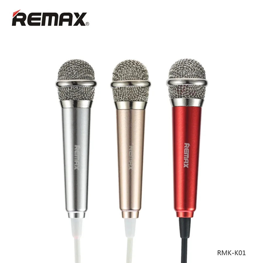 Портативный мини микрофон Remax для пения песен караоке колонка с держателем ПК