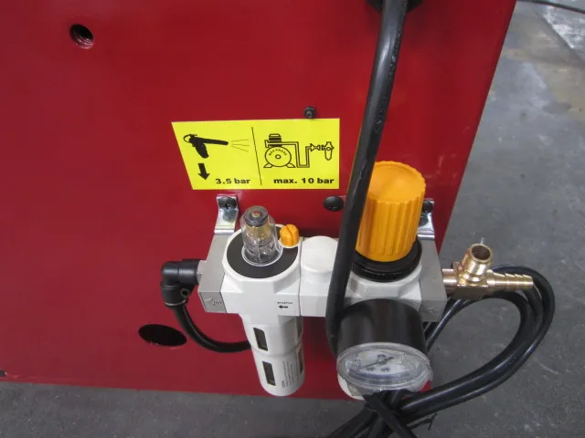 Automatic tyre changer with tilting back post double help arm good AOS650S |
