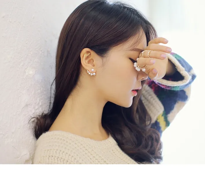 Dormon Новое поступление модные рандомные серьги асимметричные стрелы гвоздики для