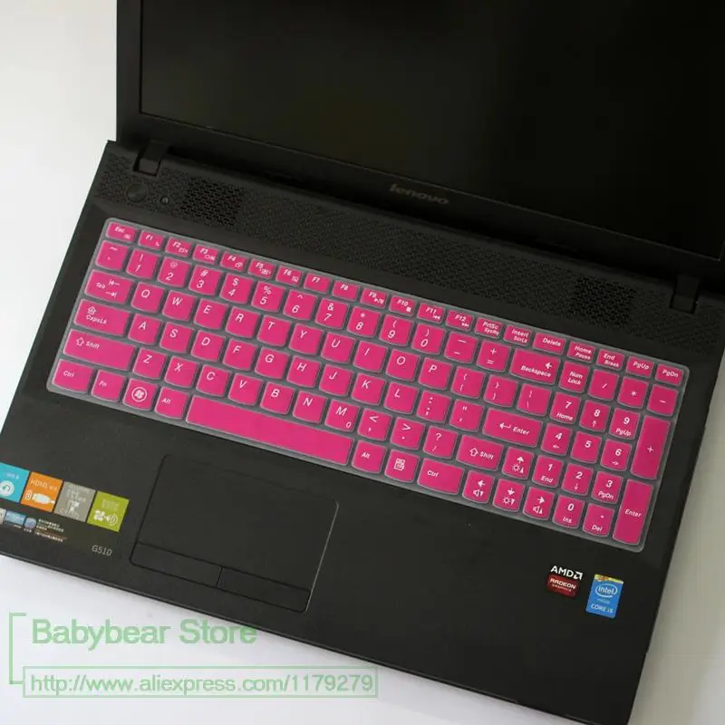 Силиконовый чехол для клавиатуры Lenovo Ideapad 15 6 дюйма защитный Z50-75 500-15 500 Y700 2016 год 2019