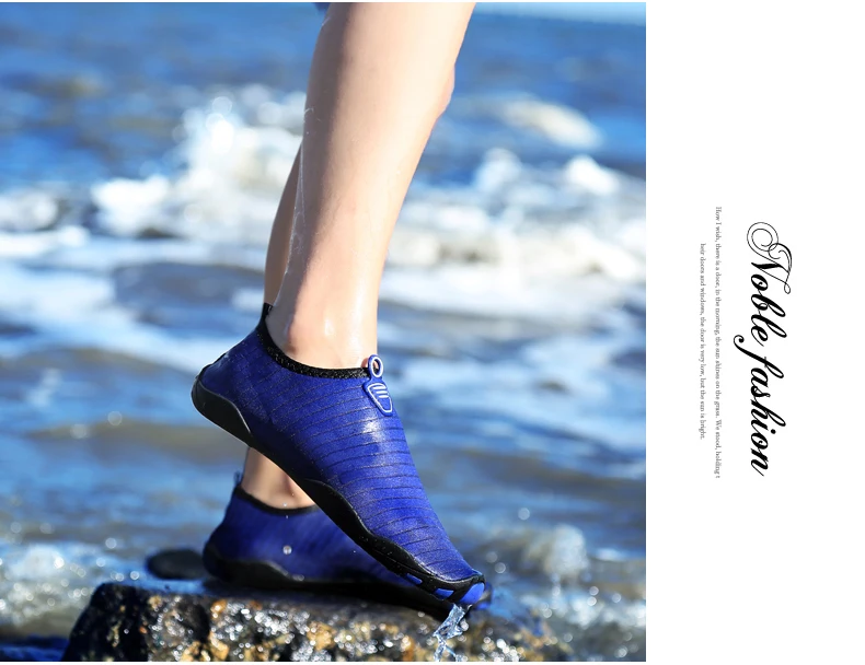 Aqua Shoes Unisex Quick Dry Water Shoes Plus Size Outdoor Sneakers Women Light Non-slip Swimming Shoes Soft Lovers Beach Shoes