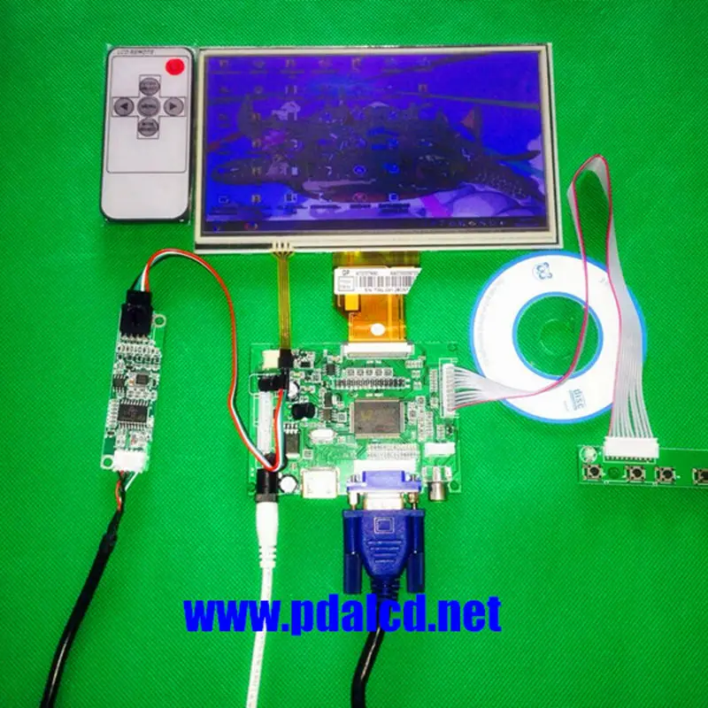 7 0 дюймовый сенсорный ЖК-экран для Raspberry Pi TFT-монитор AT070TN92 с комплектом сенсорных