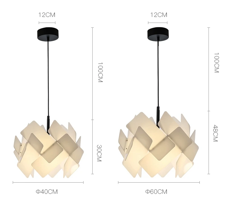 LuKLoy акриловая Взрывная Подвесная лампа современный подвесной светильник для