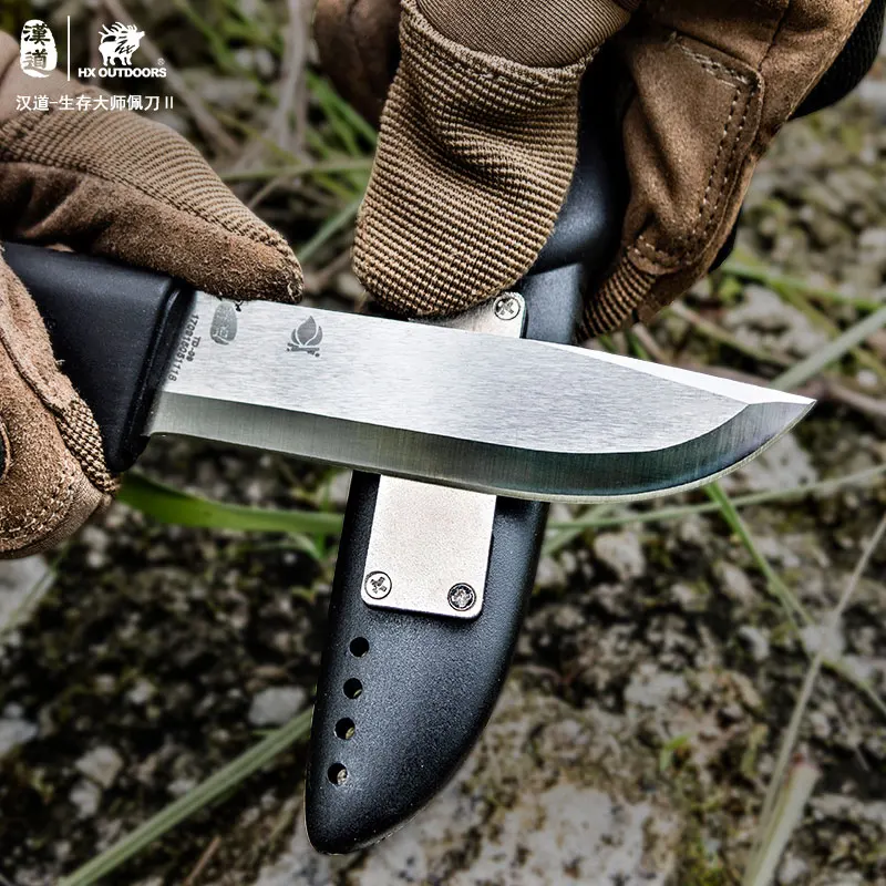 HX DOTDOORS Survival II прямой нож нескользящая ручка 440 лезвий походный с прямым лезвием