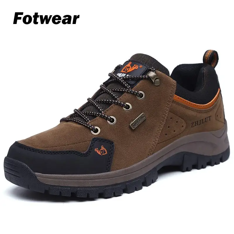 Fotwear/мужские ботинки Мужская Повседневная зимняя обувь Рабочая на шнуровке