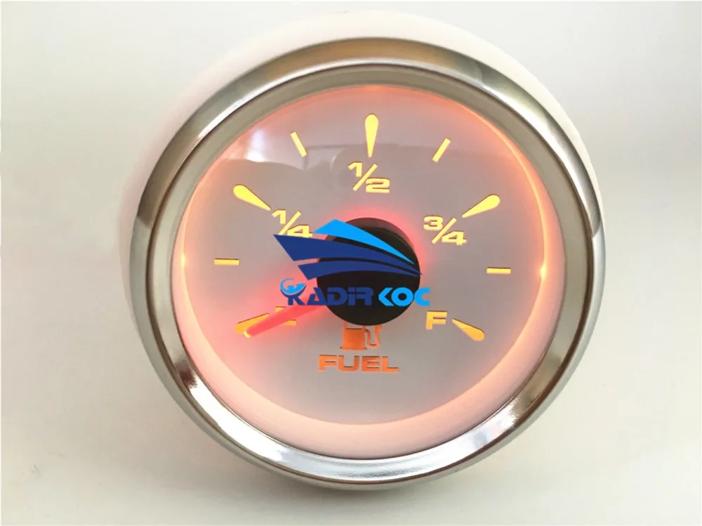 Упаковка из 1 Новое поступление 52 мм датчики уровня топлива 0-190ohm или 240-33ohm 0-180ohm измерители уровня топлива с 8 видами цвета подсветки