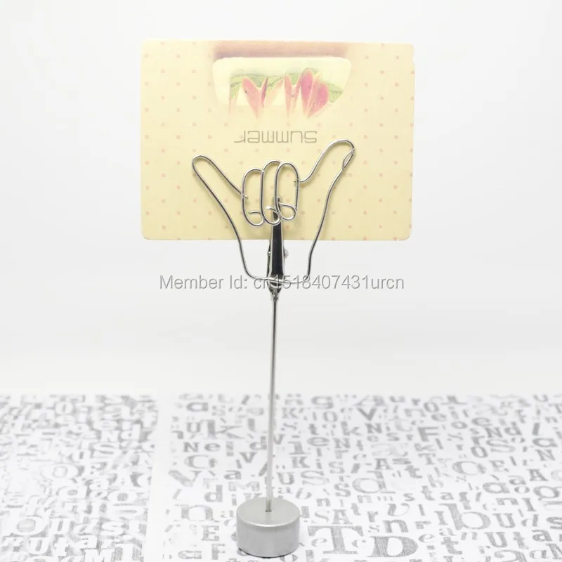 

ESS4 GESTURE-SIX MEMO/NOTE CLIP PRACTICAL/NOVELTY STAINLESS HAND-MADE ART CRAFTS WEDDING&BIRTHDAY&HOME&OFFICE&GIFT&PRESENT