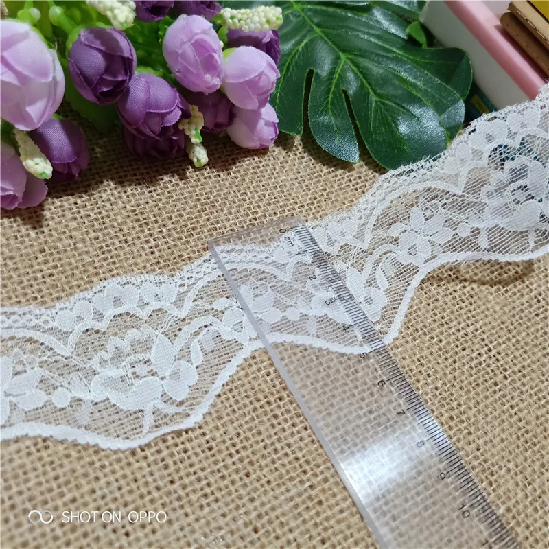 3.4-6CM S2325 High-Quality Multi-Color White Elastic Lace Ribbon Underwear Band Used For Sewing Decorative African | Дом и сад