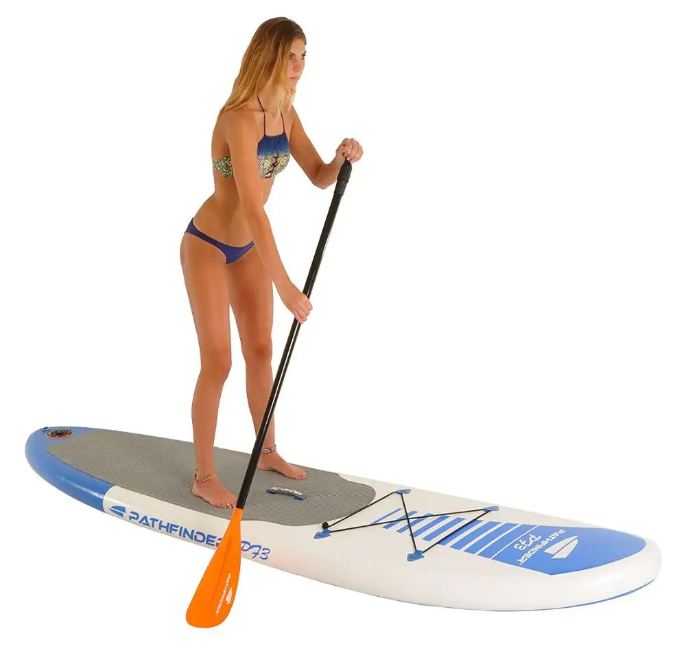Надувные Sup встать доска 300*76*15 см с регулируемым sup Paddl Paddleboard регулируемые алюминиевые весла
