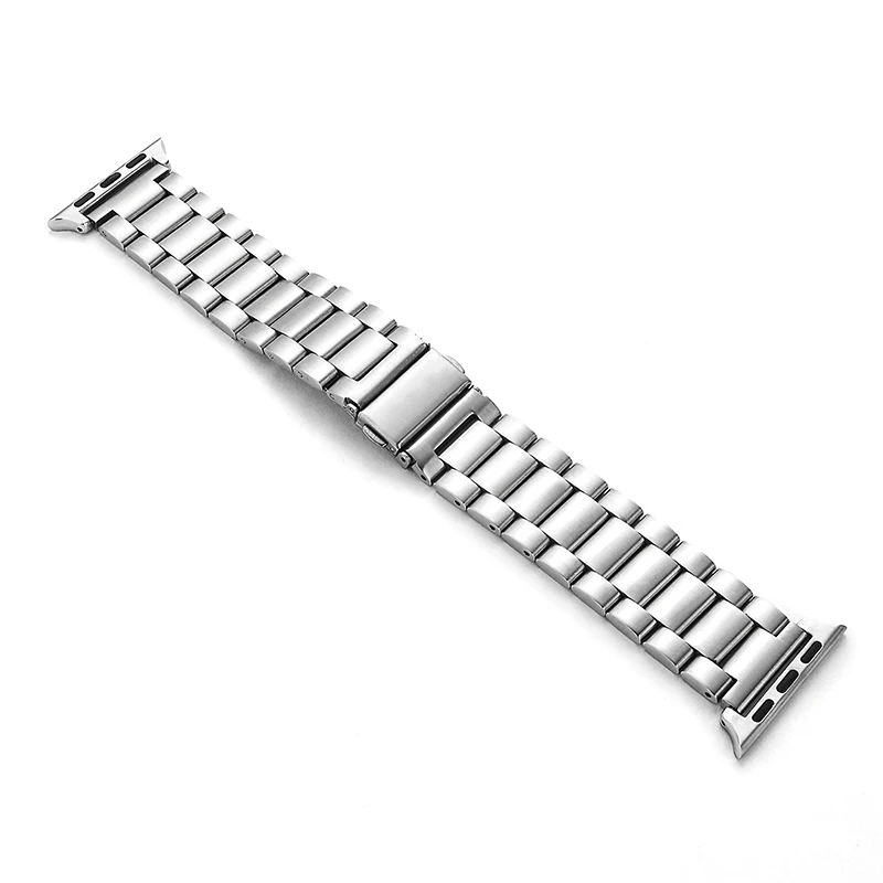 Ремешок MEIKANGHUI из нержавеющей стали для часов Apple watch series 38 мм 42 | Наручные часы