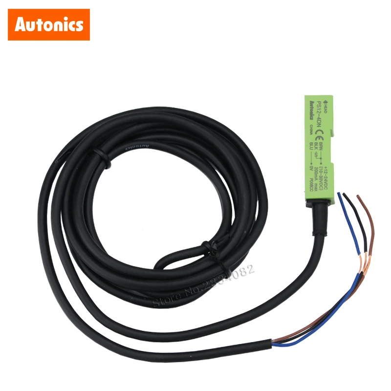 Autonics IP67 12 24VDC 4 мм Индуктивный бесконтактный переключатель PS12 4DN NPN 3 провод