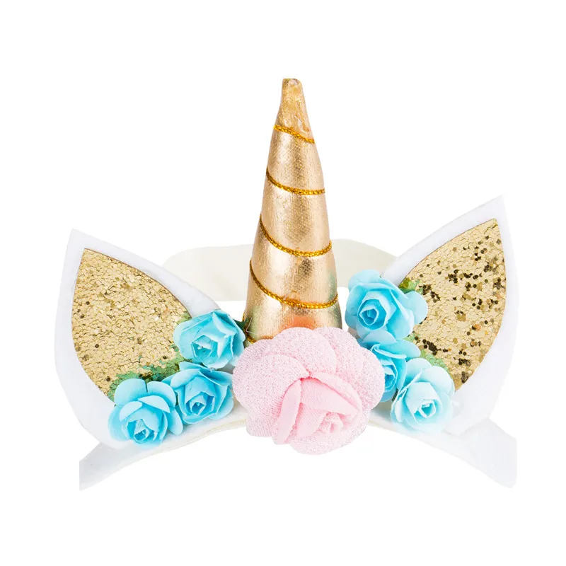 2018 Горячая Волшебная голова единорога рога Вечеринка Дети волос головная