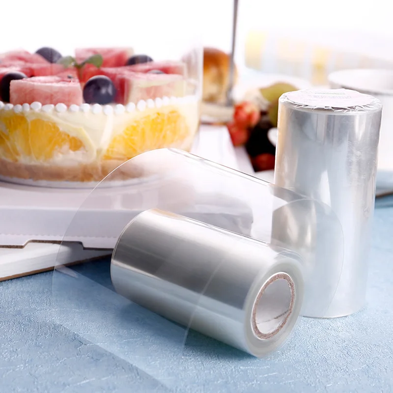 Прозрачный муссовый торт край обёрточная бумага десерт окружающий жесткий