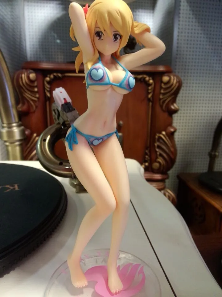 Аниме Сказочный хвост Lucy Heartfilia 1/8 Масштаб Окрашенные сексуальный купальник ПВХ