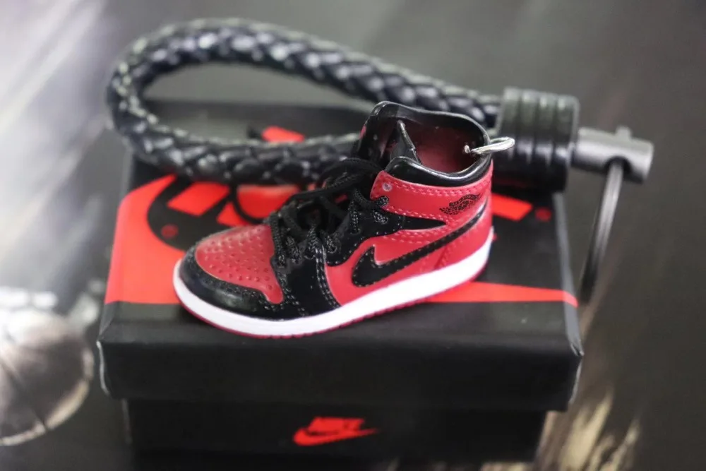 Кроссовки AIR forbled AJ1 брелок для влюбленных ключей|Брелоки| |