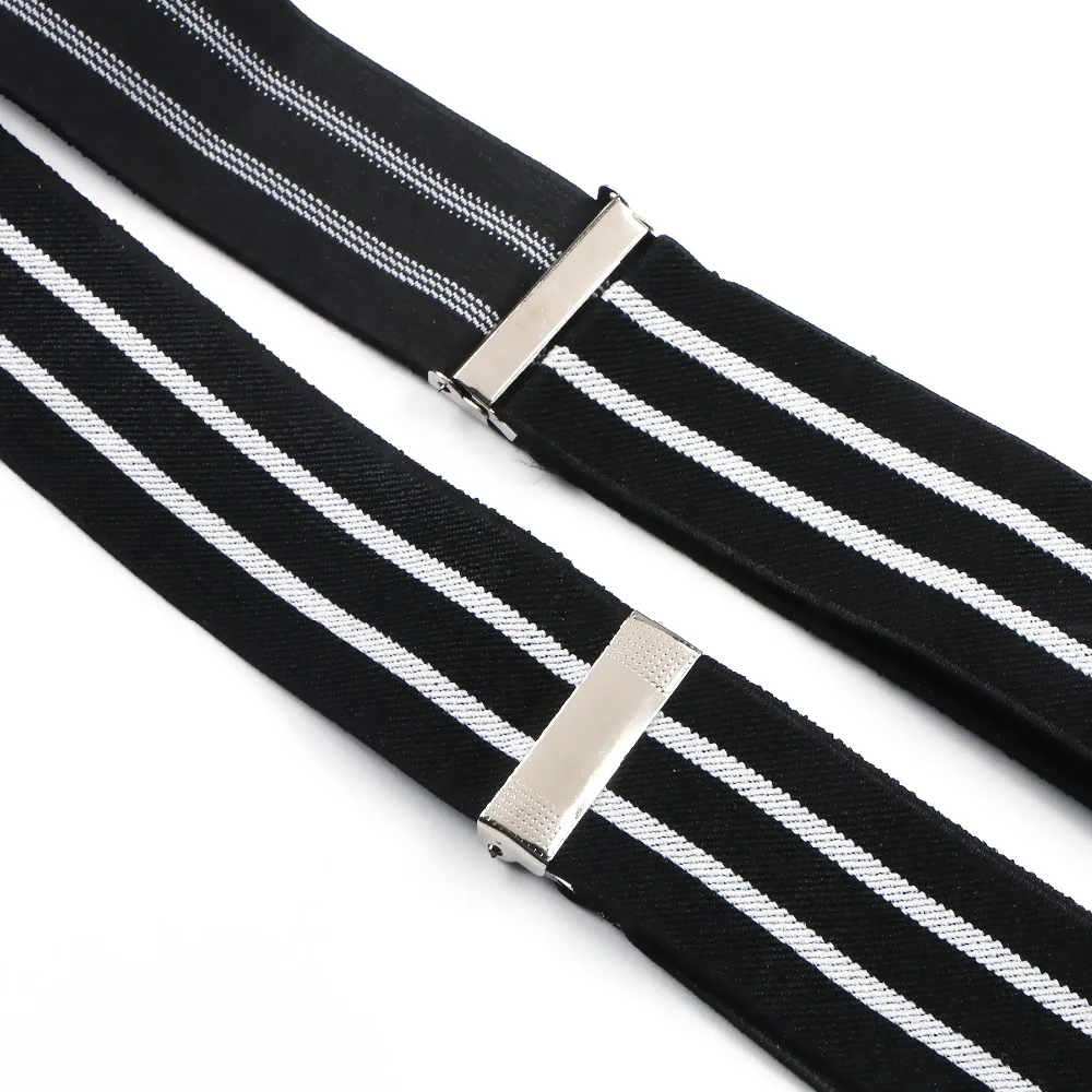 Мужские Регулируемые Эластичные подтяжки унисекс с геометрическим узором