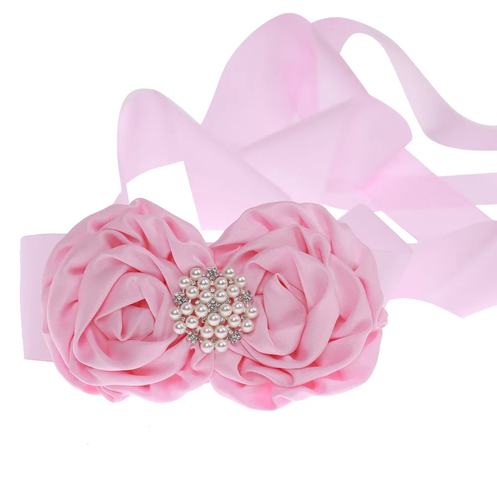 Детский пояс с украшением для беременных роскошная дрель розами цветочным