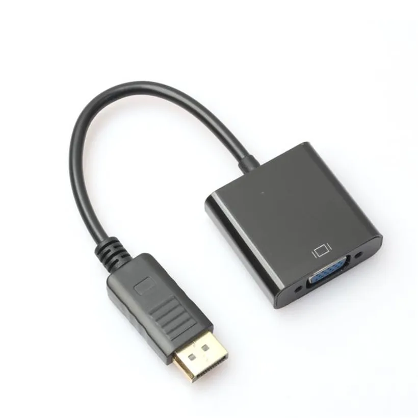 Расширенный 2018 новый компьютерный адаптер Micro USB DisplayPort DP папа-VGA Женский видео