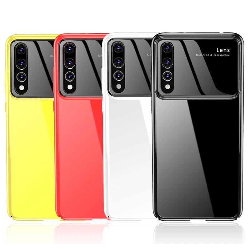 Чехол для Huawei P20 Lite Pro задняя крышка Vpower с УФ защитой ПК + Гибридный стеклянный